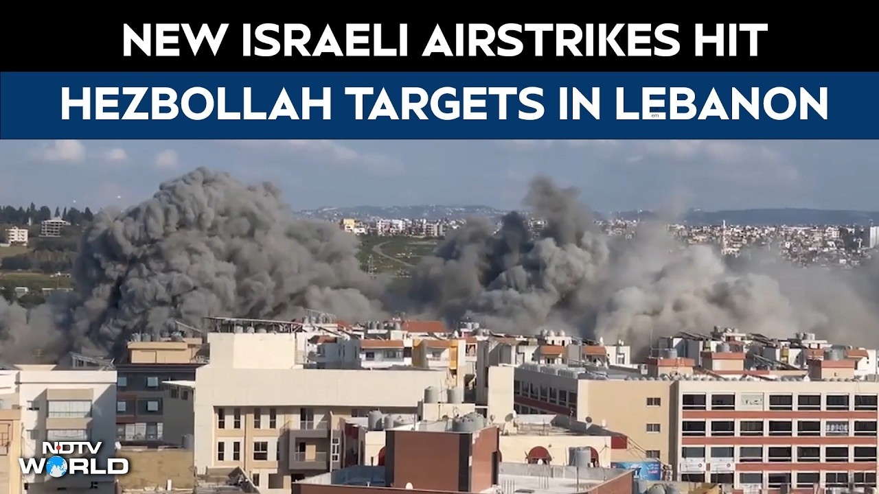 Israel Attacks Lebanon | Fresh Israeli Attacks Target Hezbollah Positions in Lebanon