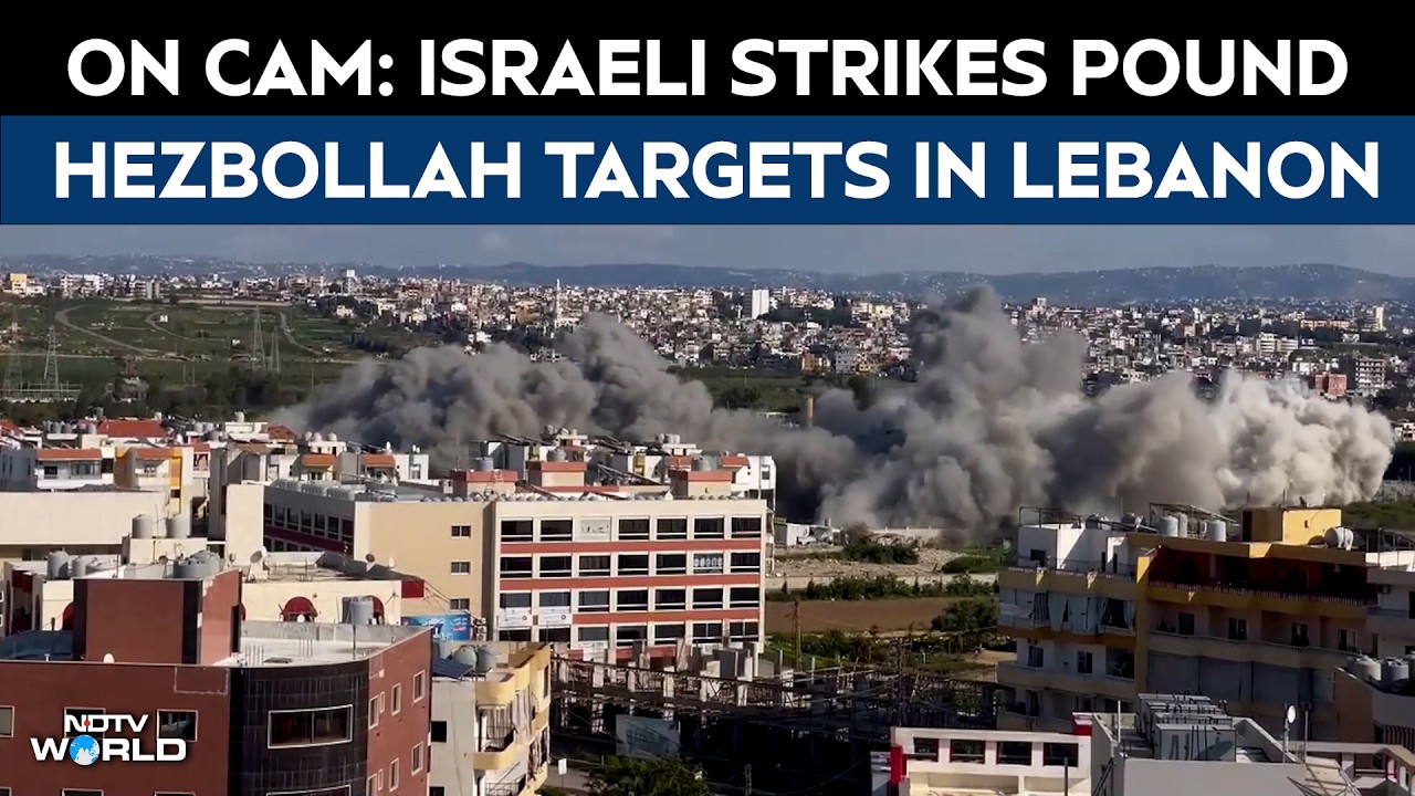 On Cam: Israeli Strikes Pound Hezbollah Targets In Southern Lebanon