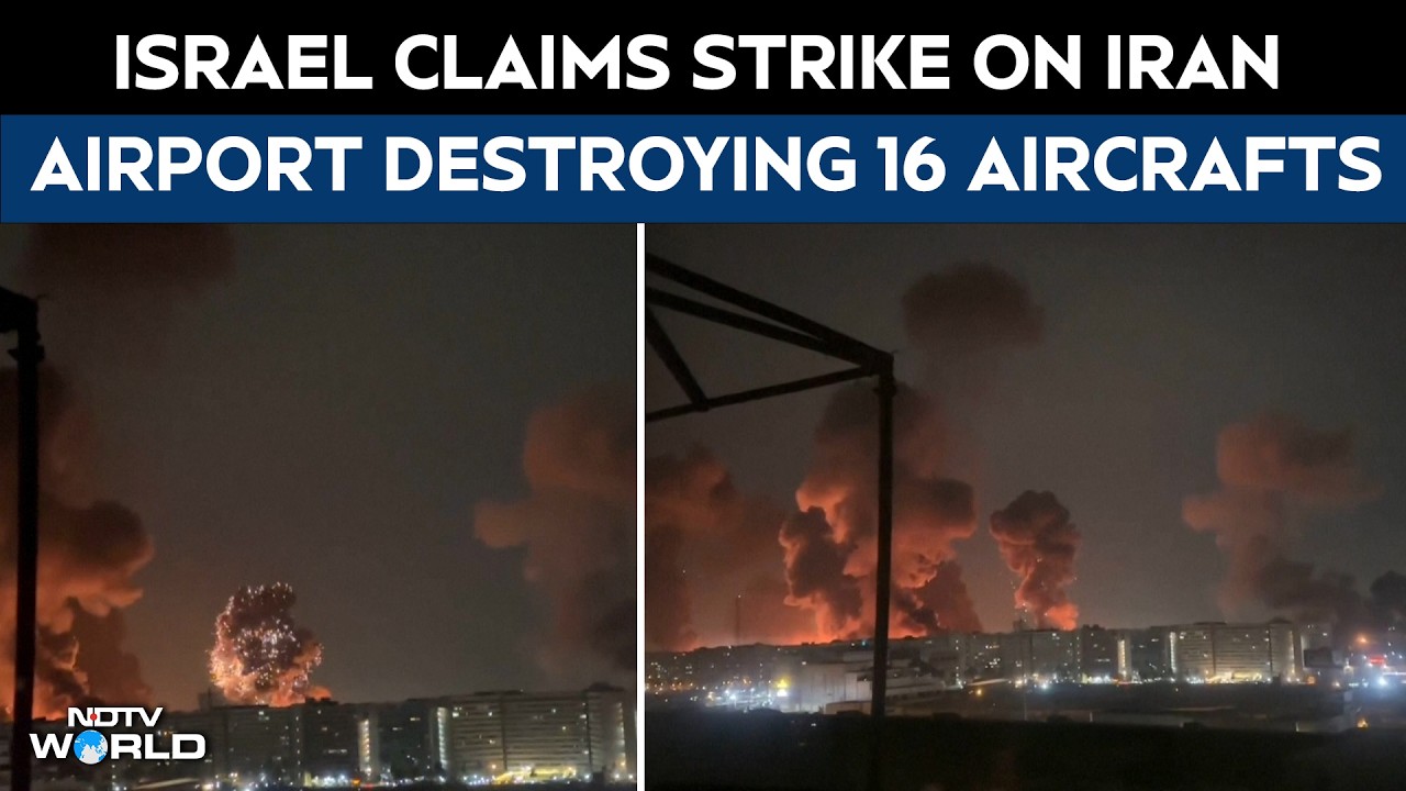 Iran War | Israel Claims Strike On Iran Airport Allegedly Used To Support Militants In Middle East