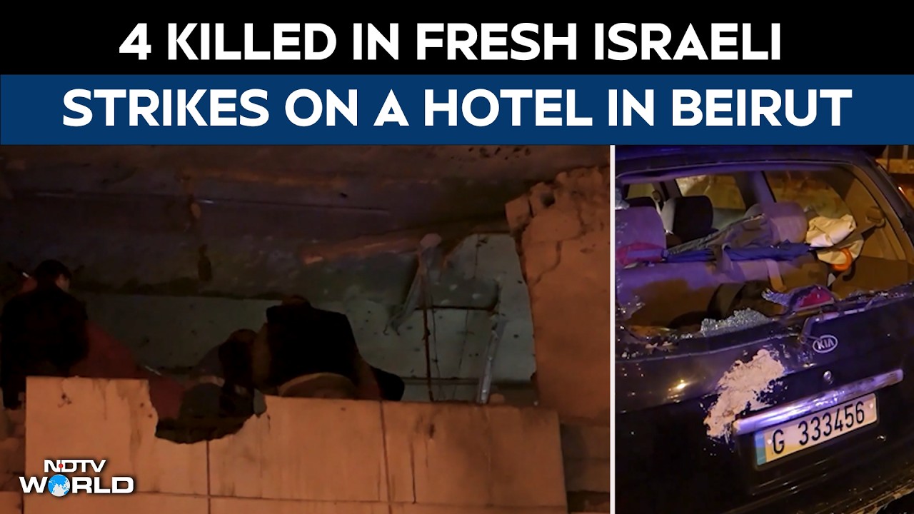 Israel Strikes Beirut | 4 Killed In Israeli Strikes On A Hotel In Beirut