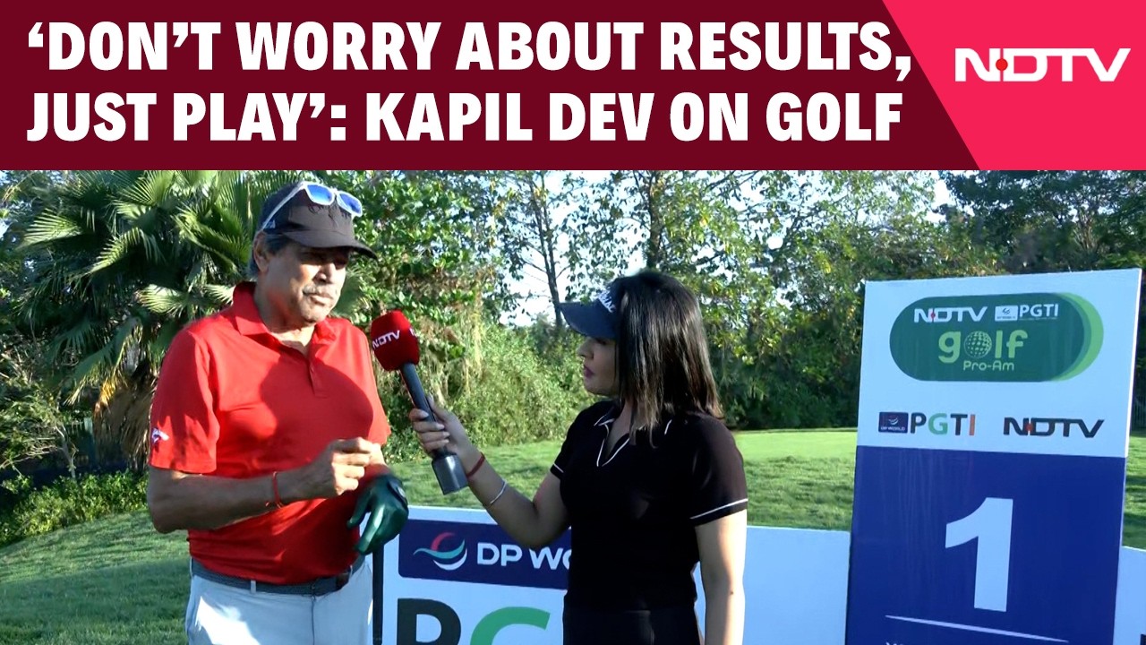 Kapil Dev On NDTV DP World PGTI Golf Pro-Am Ahmedabad Leg