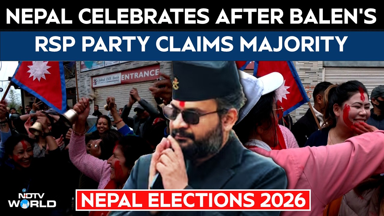 Nepal Elections | Celebrations Erupt In Nepal As Balen Shah’s Party Claims Two Thirds Majority