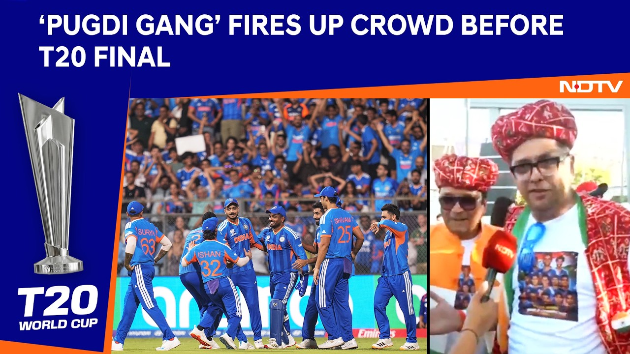 'Pugdi Gang' Fires Up The Crowd Ahead Of T20 World Cup Final