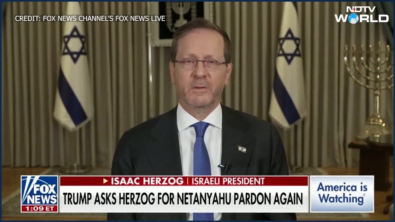 Israel President Says Netanyahu Pardon Must Follow Israeli Law After Donald Trump Demand