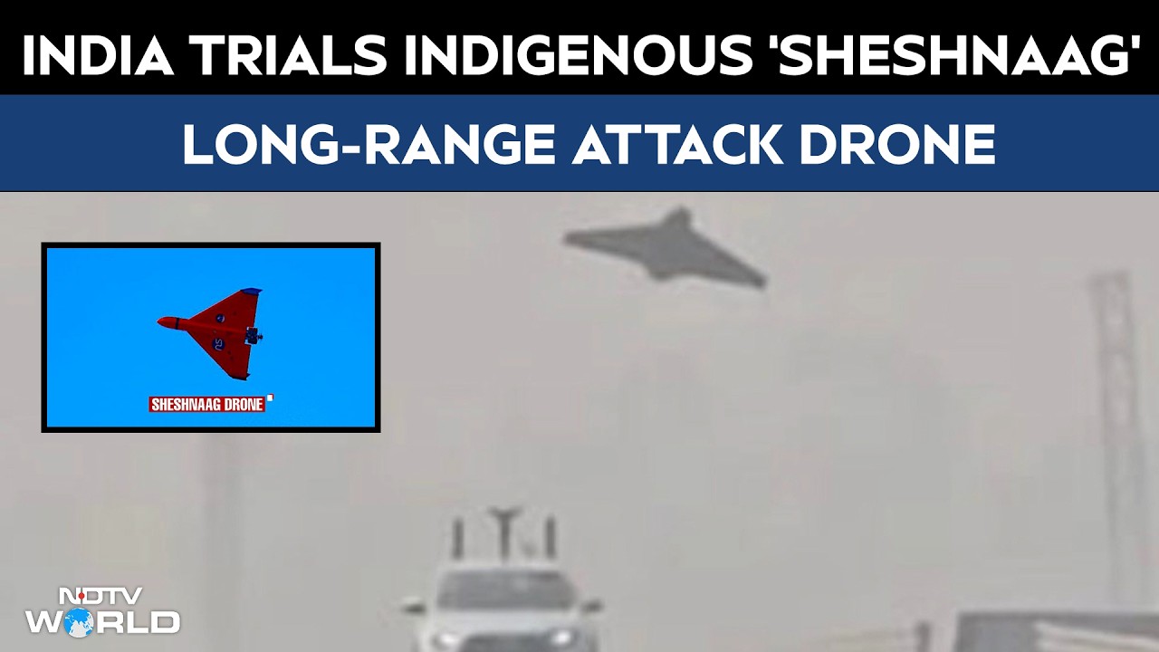 India Tests Indigenous Long-Range Attack Drone &lsquo;Sheshnaag&rsquo; From Highway Vehicle Launcher