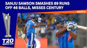 Sanju Samson Smashes 89 Runs Off 46 Balls, Misses Century