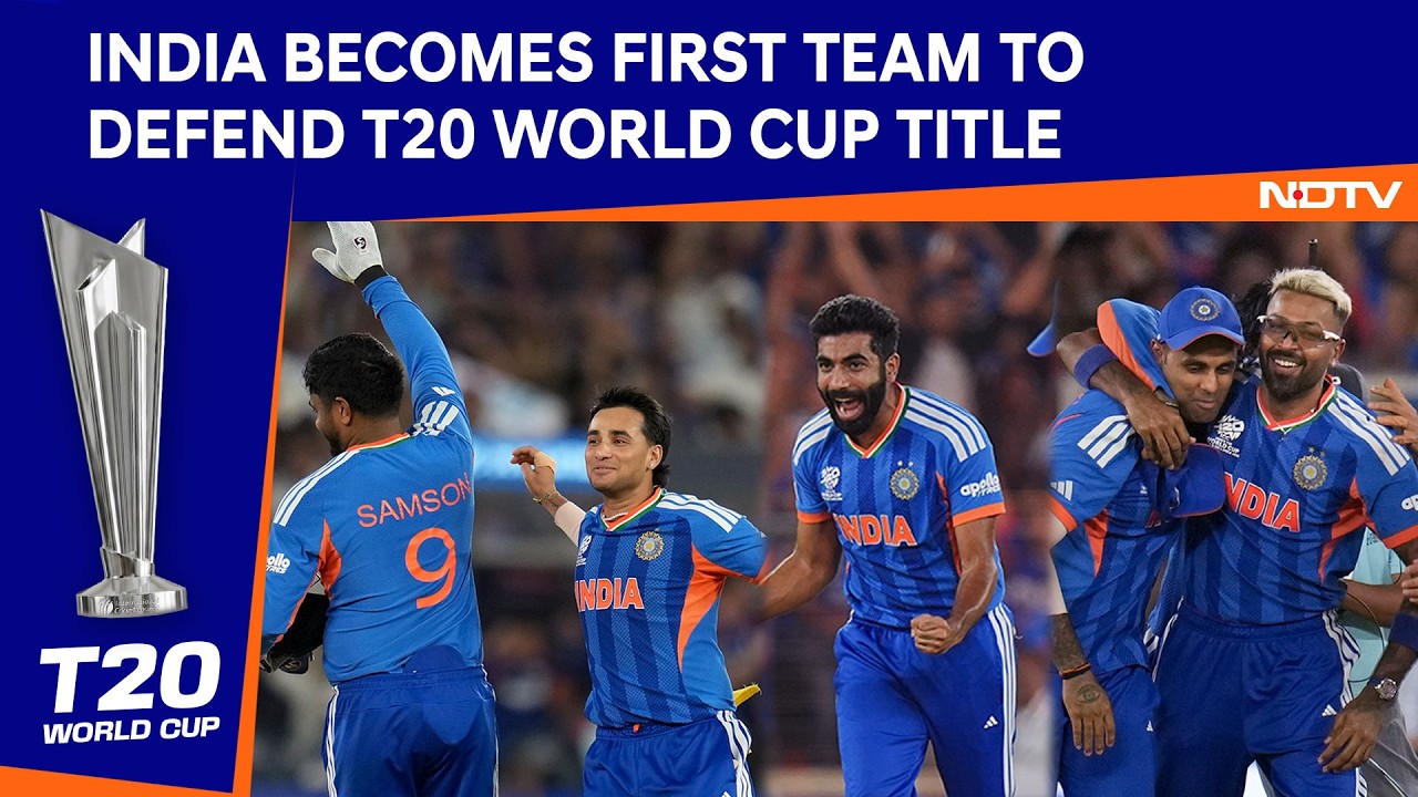 India Winning Moment Today | India becomes first team to defend T20 World Cup title