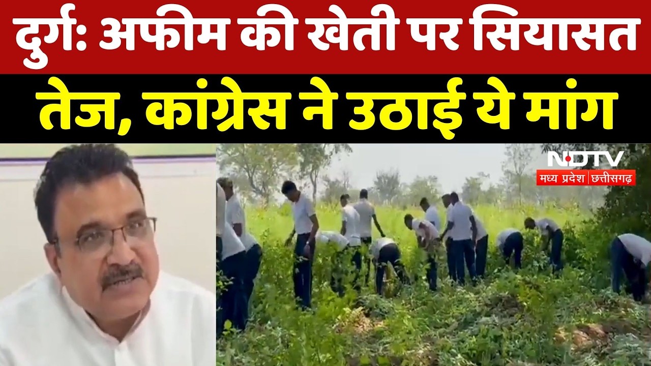 Chhattisgarh Politics: अफीम की खेती को लेकर BJP पर Congress का हमला