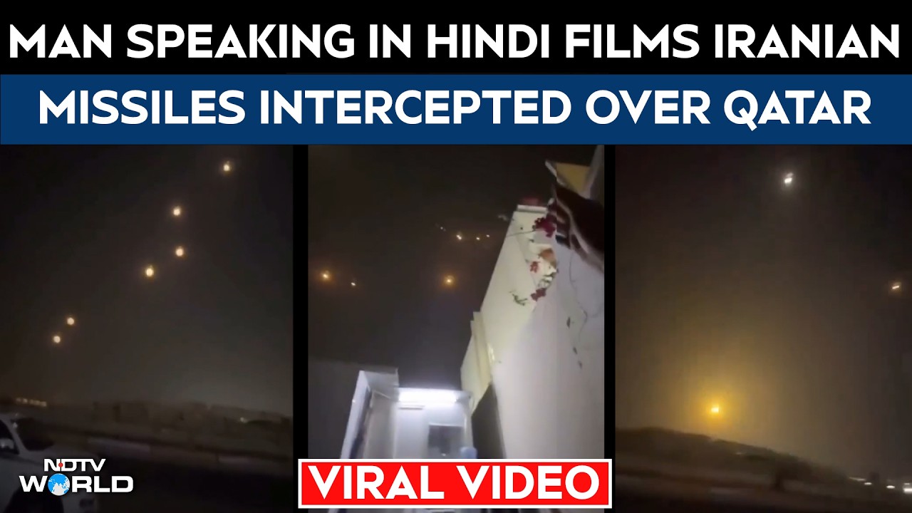 Middle East Tensions | "Chacha Idhar Dhyaan De": Viral Video Claims Iran Missile Onslaught On Qatar