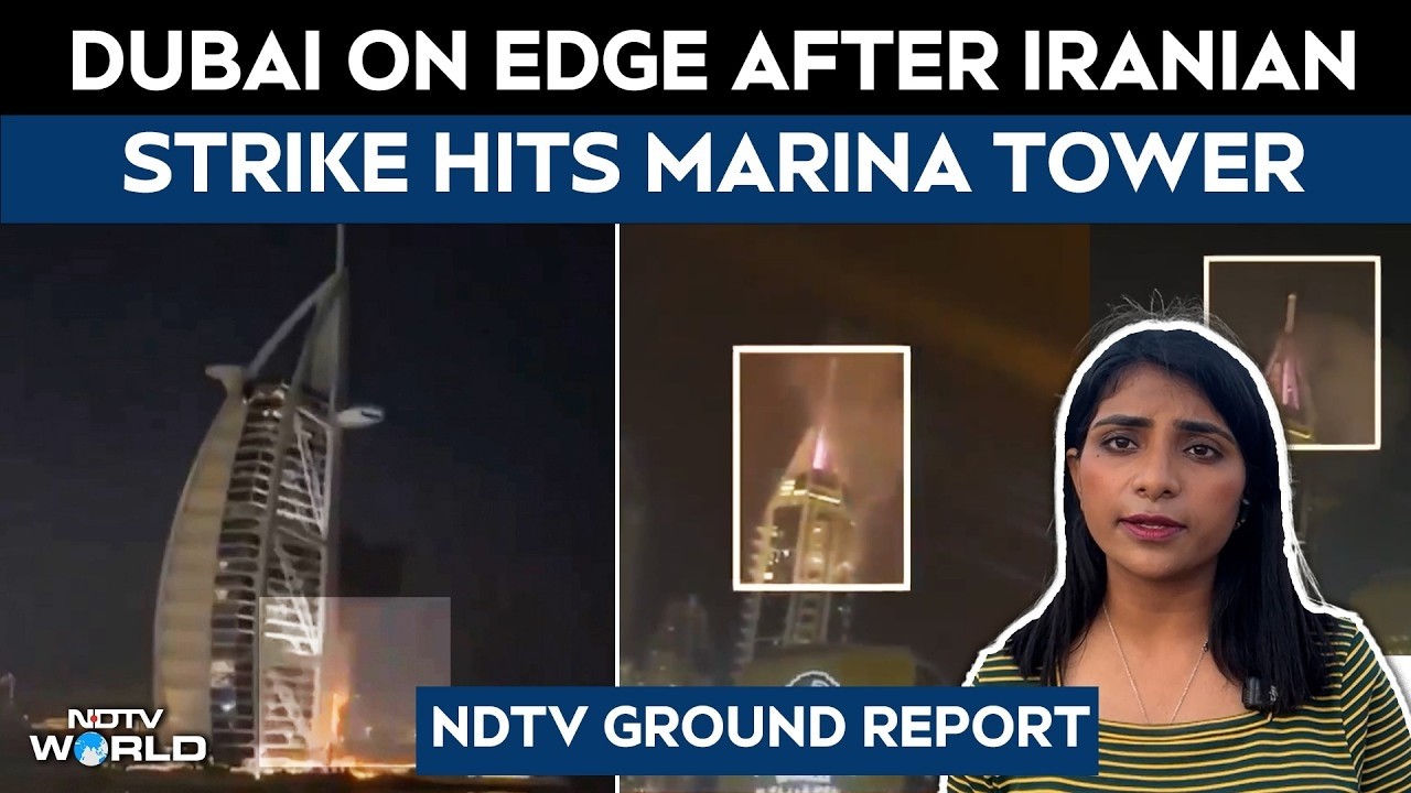 Dubai Drone Attack | Dubai On Edge After Iranian Strike Hits Marina Tower