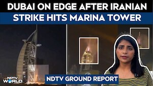 Dubai Drone Attack | Dubai On Edge After Iranian Strike Hits Marina Tower