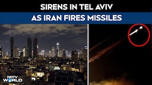 Sirens Blare In Tel Aviv, Jerusalem As Iran Launches Fresh Barrage Of Missiles