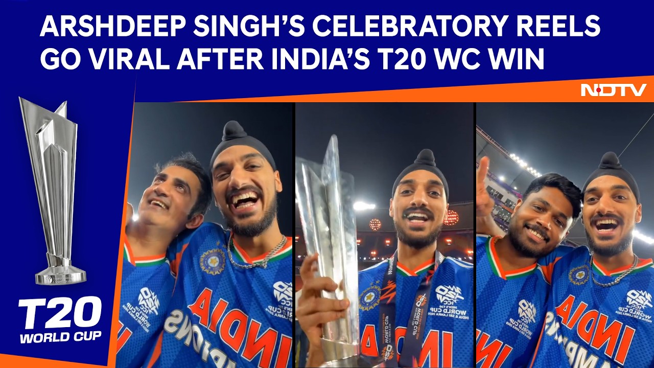 India Wins T20 | Arshdeep Singh's Celebratory Reels Steal The Show After India's T20 World Cup Win