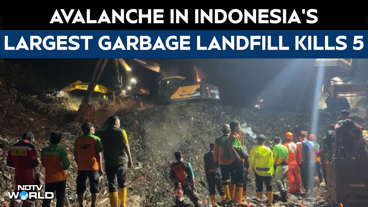 Garbage Avalanche At Indonesia's Largest Landfill Kills 5