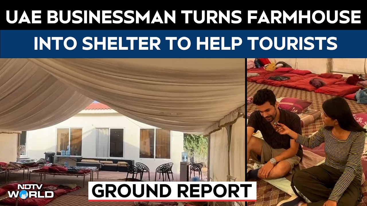 Latest UAE News | Indian Businessman In UAE Turns Farmhouse Into Shelter For Stranded Travellers