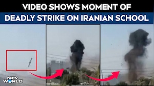 Iran Israel War News | Video Shows Moment Of Deadly Strike On Iranian School That Killed Over 165