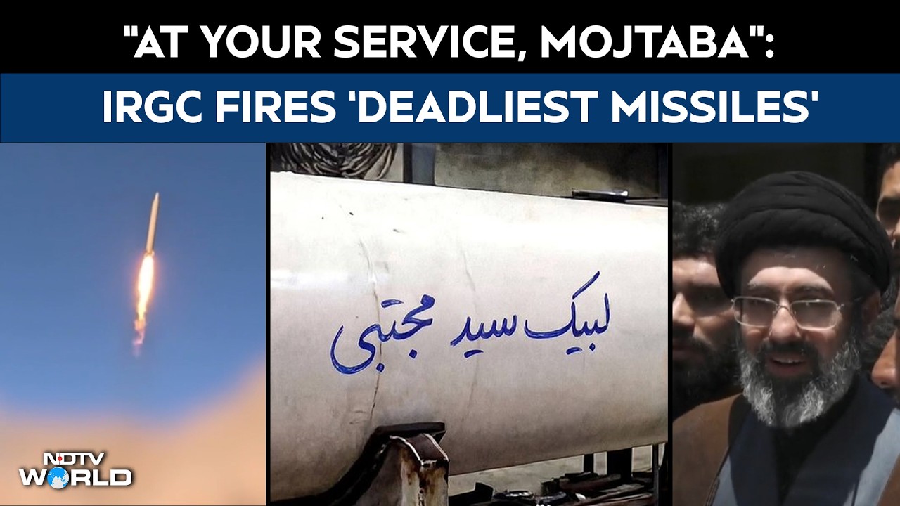 Iran Missile News | IRGC Fires ‘Deadliest Missiles’ After Mojtaba Khamenei Becomes Supreme Leader