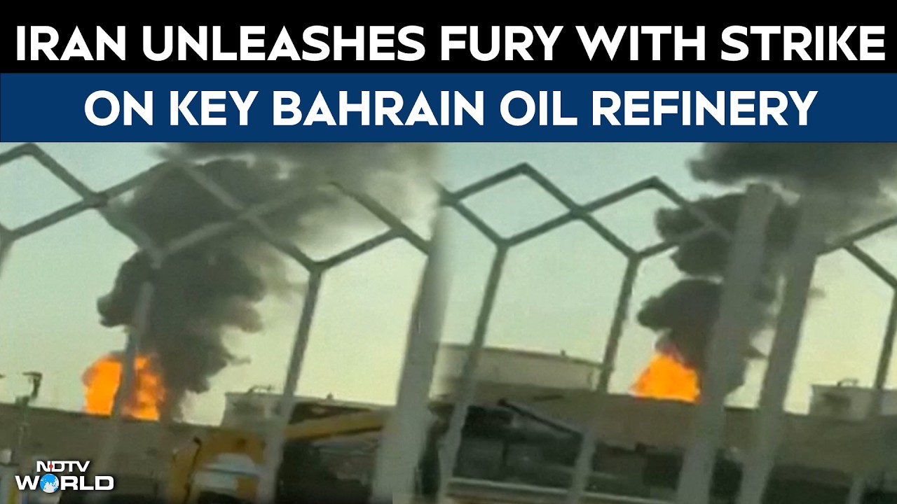 Bahrain Oil Refinery Attack | Iran Unleashes Fury With Missile Tearing Into Key Bahrain Oil Refinery