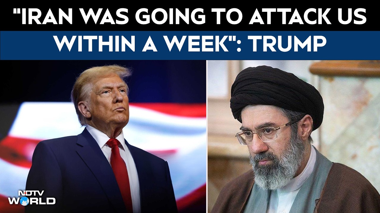 US Iran War | Trump Says Iran "Was 100% Going To Attack US Within A Week"