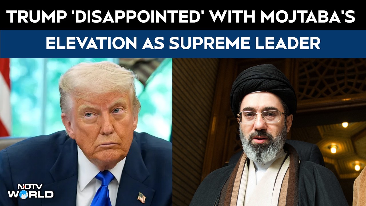 Trump Says He Is 'Disappointed' With Mojtaba Khamenei's Elevation As Supreme Leader