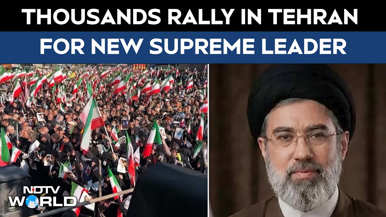 Thousands Rally In Tehran For New Supreme Leader Mojtaba Khamenei
