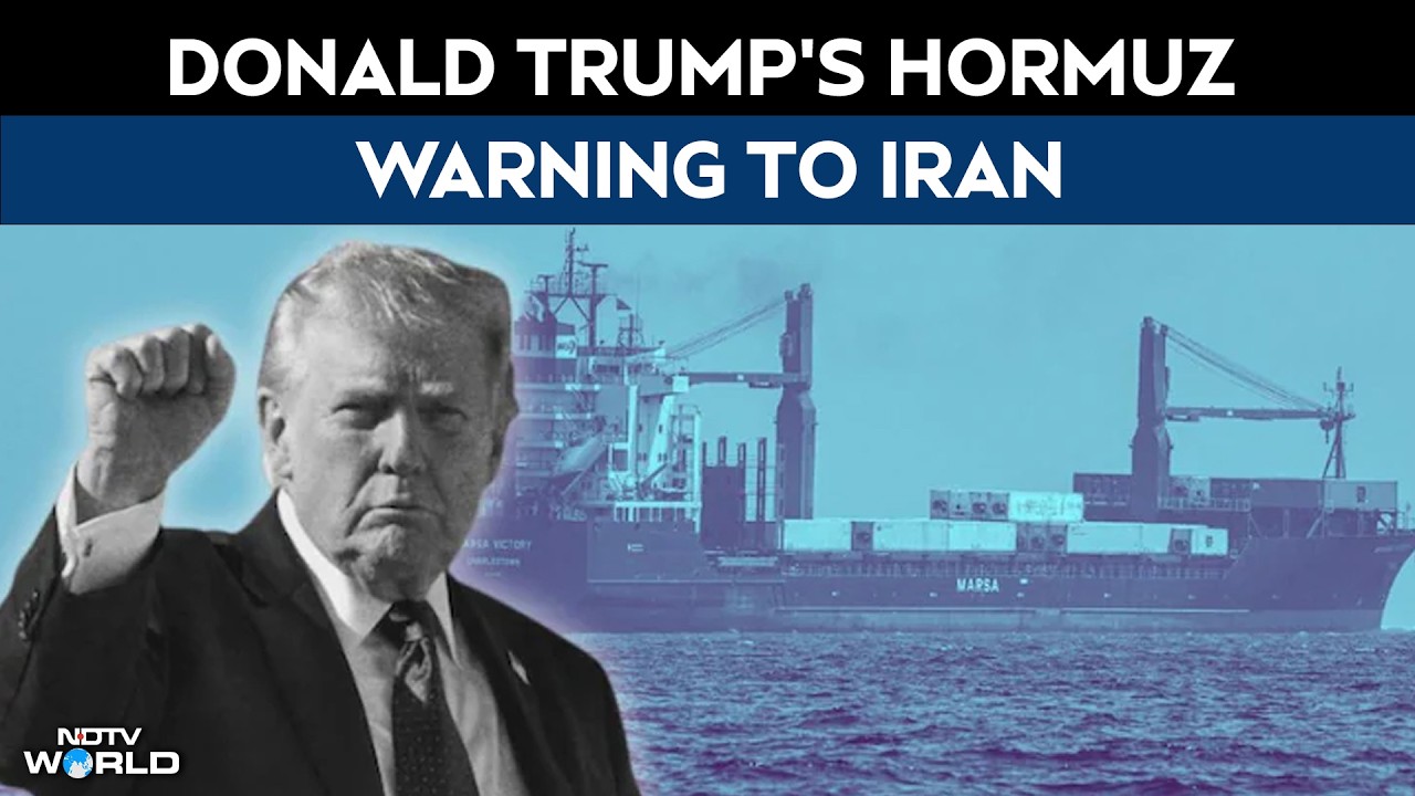 Trump Threatens 'Incalculable Force' If Iran Blocks Strait Of Hormuz