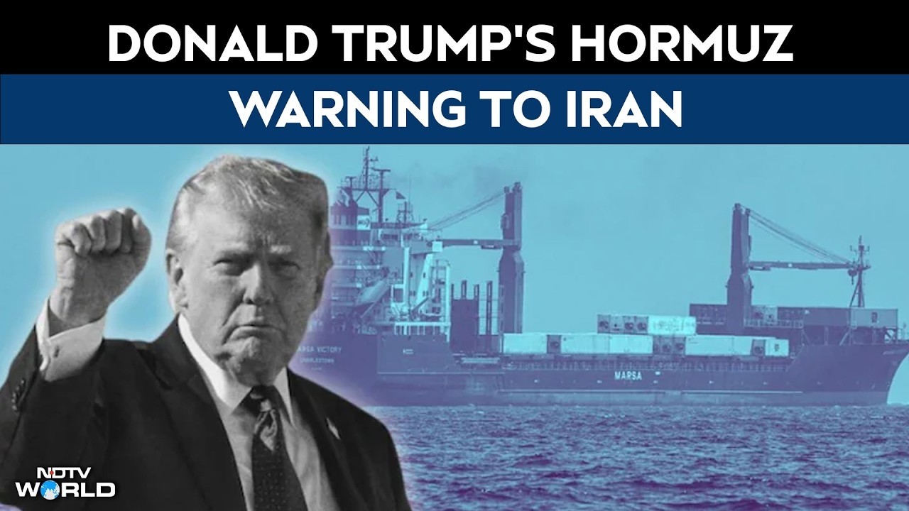 Trump Threatens 'Incalculable Force' If Iran Blocks Strait Of Hormuz