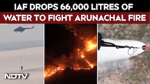 Air Force Drops 66,000 Litres Of Water To Douse Arunachal Forest Fire
