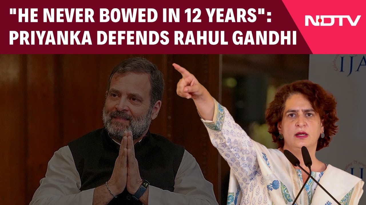 Rahul Gandhi News | 'Only One Person Never Bowed': Priyanka Gandhi Backs Rahul Gandhi In Parliament