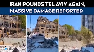 Iran Attacks Tel Aviv | Iran Strikes Central Israel, Destruction Reported In Tel Aviv