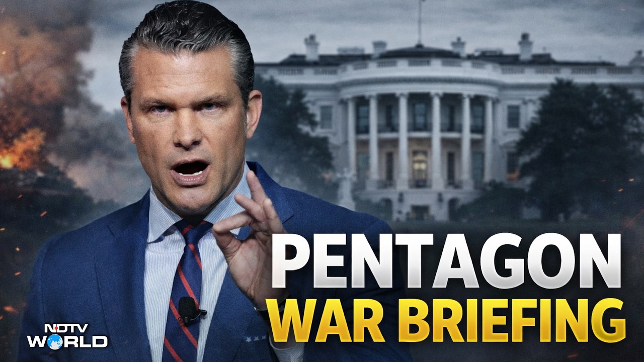 Pete Hegseth Press Conference | Pete Hegseth Warns Of Massive US Strikes; Iran Refuses To Back Down