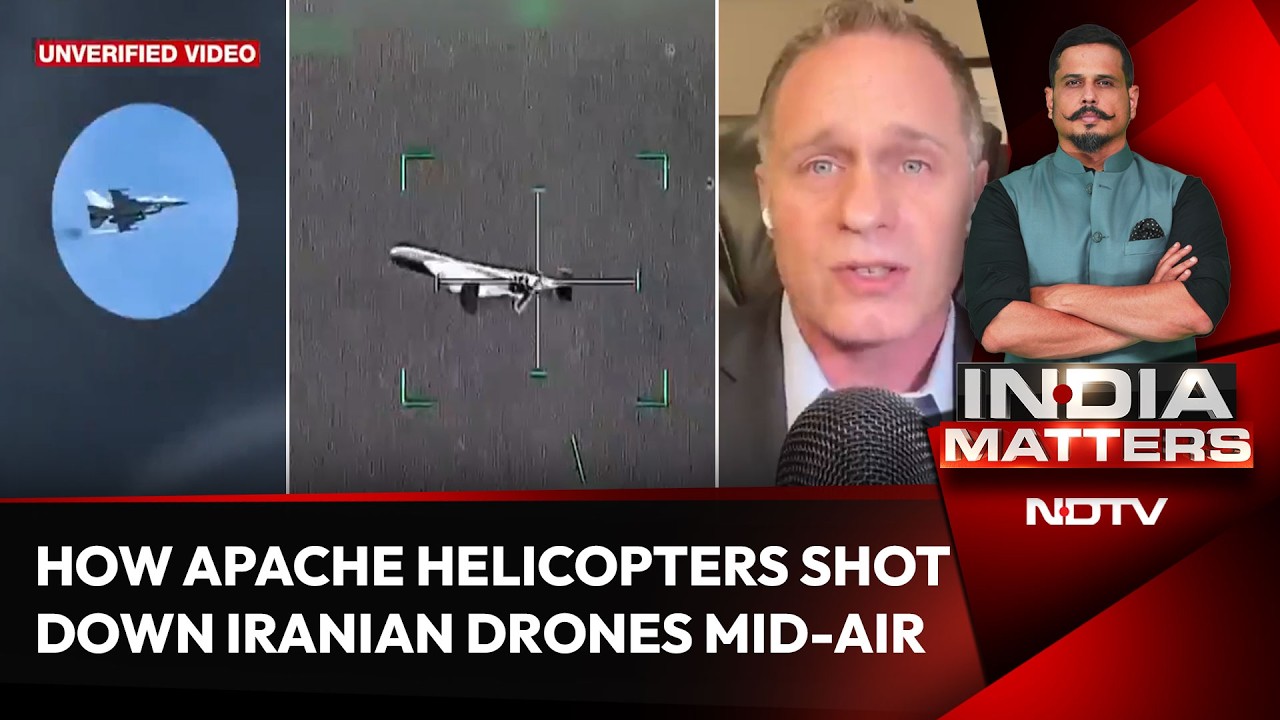 Dubai Drone Attack | How Apache Helicopters Shot Down Iranian Drones Mid-Air