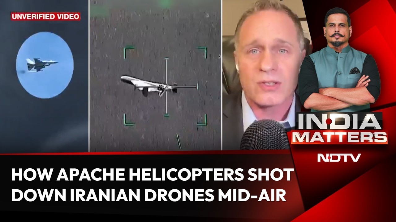 Dubai Drone Attack | How Apache Helicopters Shot Down Iranian Drones Mid-Air