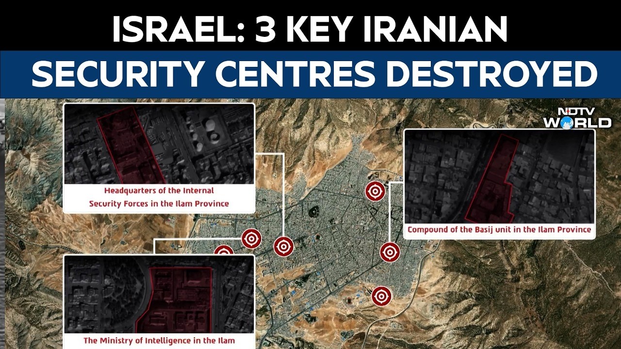 Israel Iran War | Israel Claims Strikes On Iran's Security HQs, IRGC Command Centre Hit
