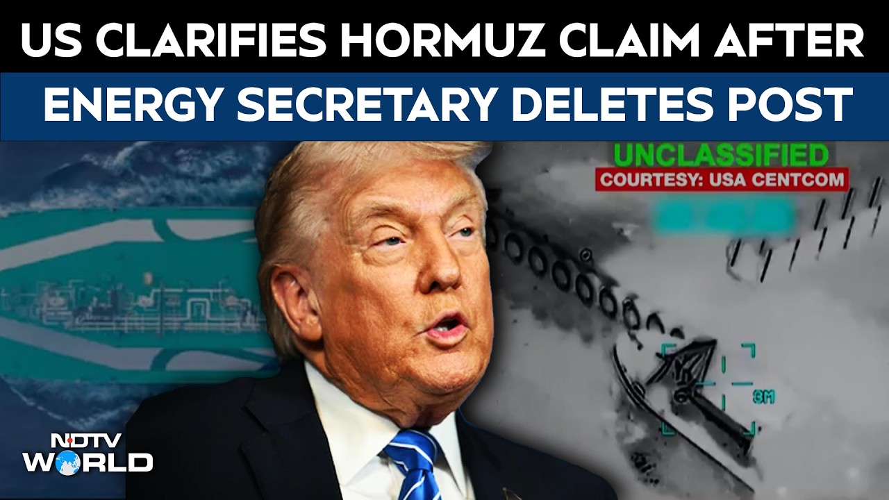 Strait Of Hormuz | White House Clarifies After US Energy Chief Deletes Post On Hormuz Claim