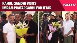 Rahul Gandhi For Iftar At Imran Pratapgarhi's Home