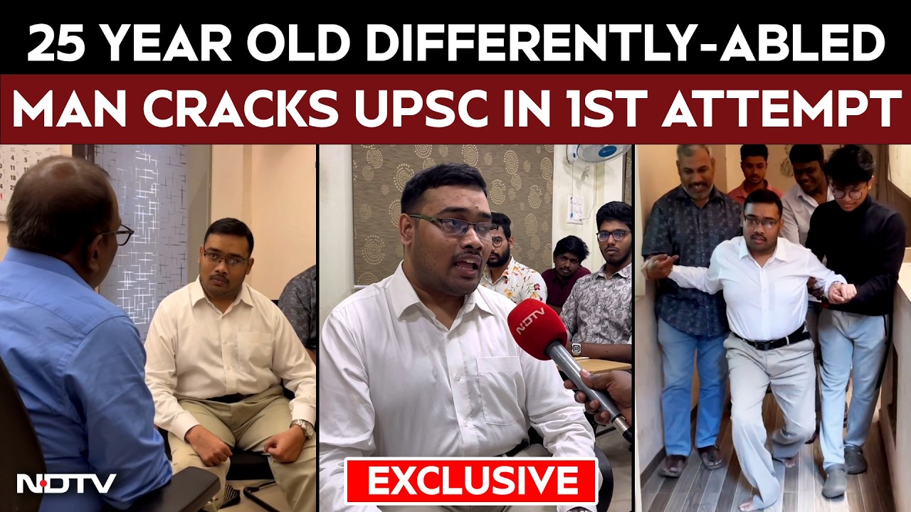 UPSC Results | 25 Year Old Differently-Abled Abdullah Afridh Cracks UPSC In First Attempt
