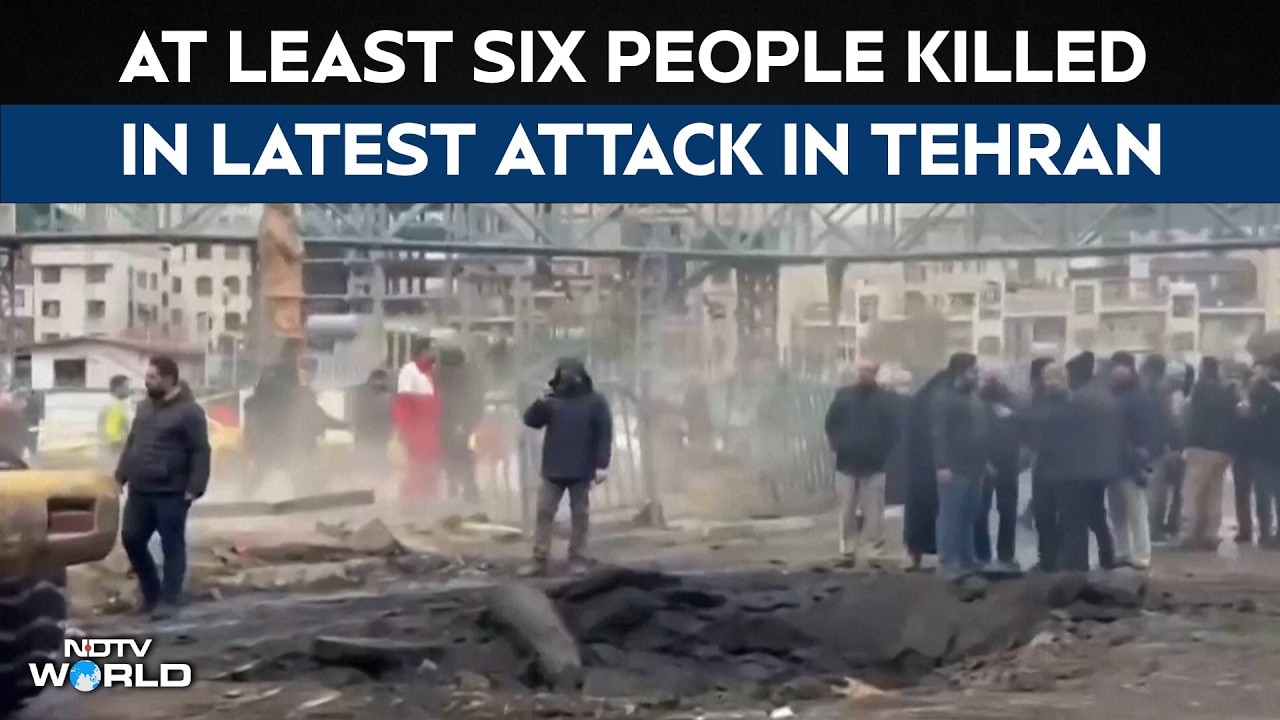 Iran Attacks | Damage And Debris Seen Near Tehran After New Strikes, At Least Six People Killed