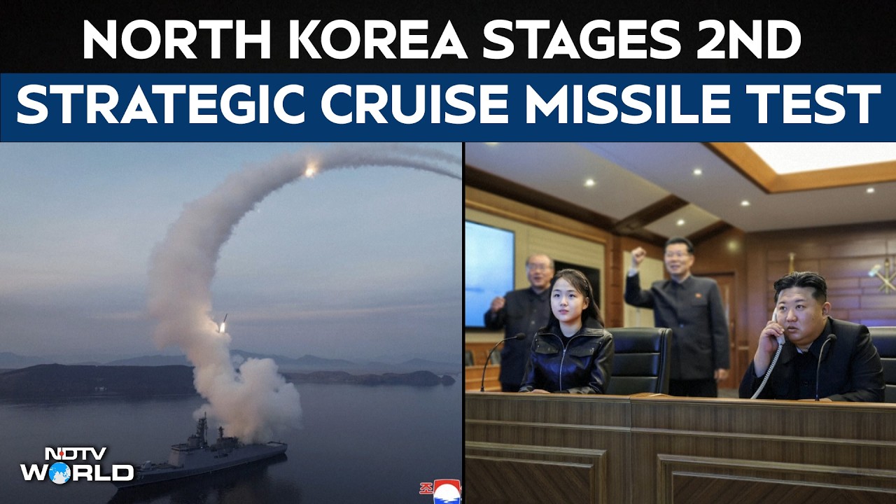 North Korea Conducts Second Strategic Cruise Missile Test Within A Week Monitored By  Kim Jong Un