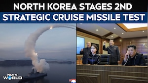 North Korea Conducts Second Strategic Cruise Missile Test Within A Week Monitored By  Kim Jong Un
