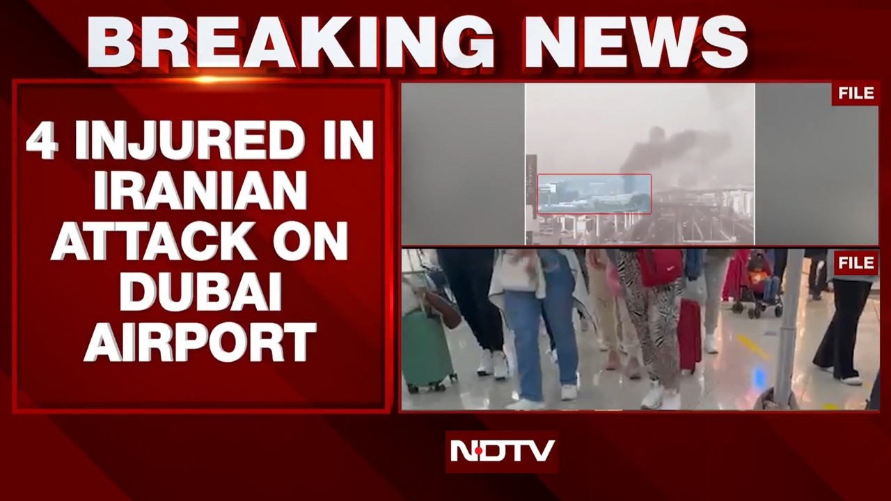 Dubai Airport Attack | 4 Injured As Drones Fall Near Dubai International Airport