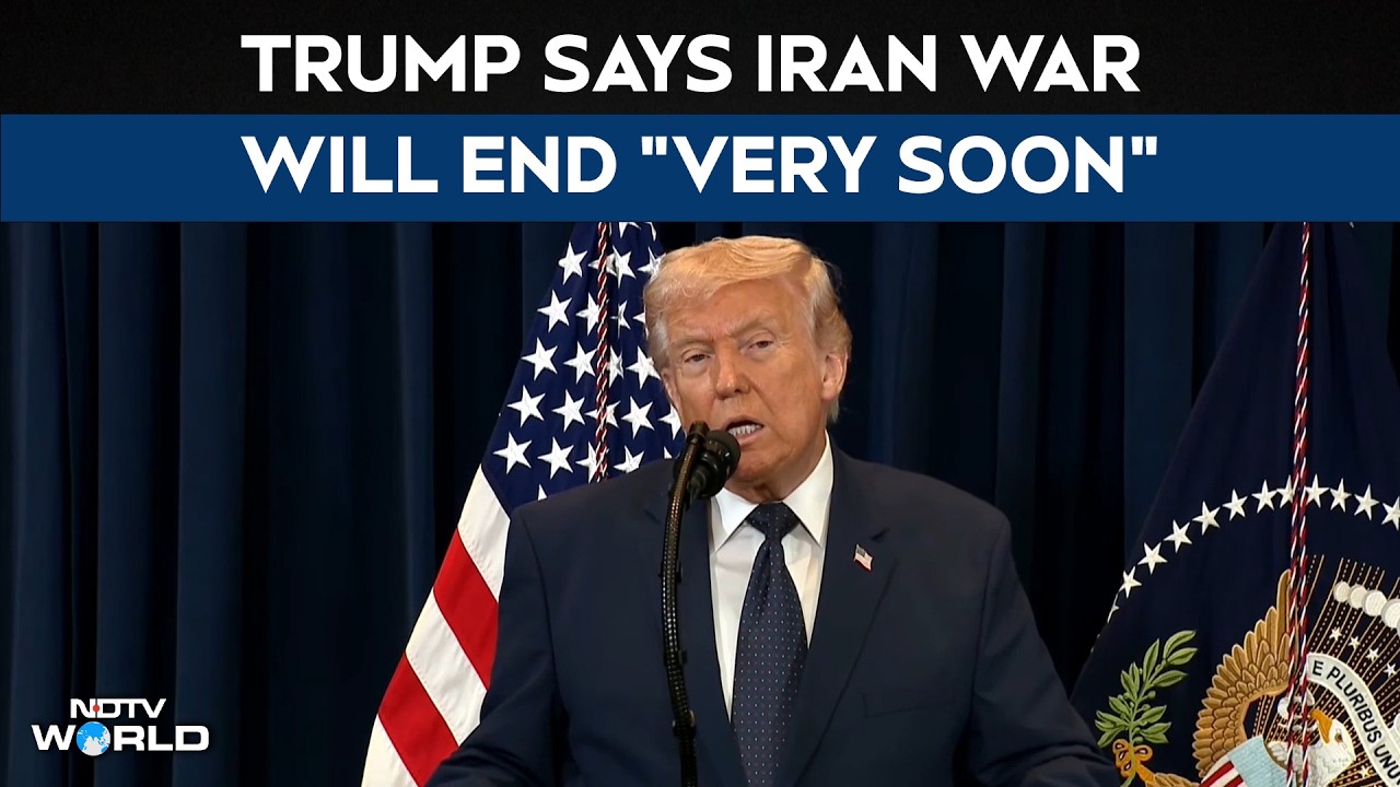 Iran War | Trump Says Iran War Will End "Very Soon"