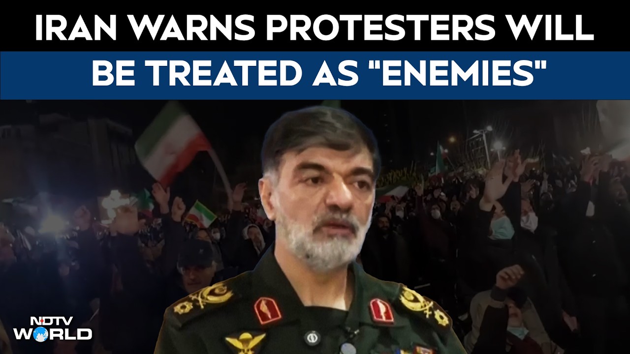 Iran Protest | Iran's Security Chief Warns Protesters Will Be Seen As 'Enemies' | Iran War