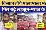 Onion-Garlic Prices: प्रतापगढ़ मंडी में लहसुन और प्याज की बंपर आवक, सुनिए क्या बोले किसान? Rajasthan