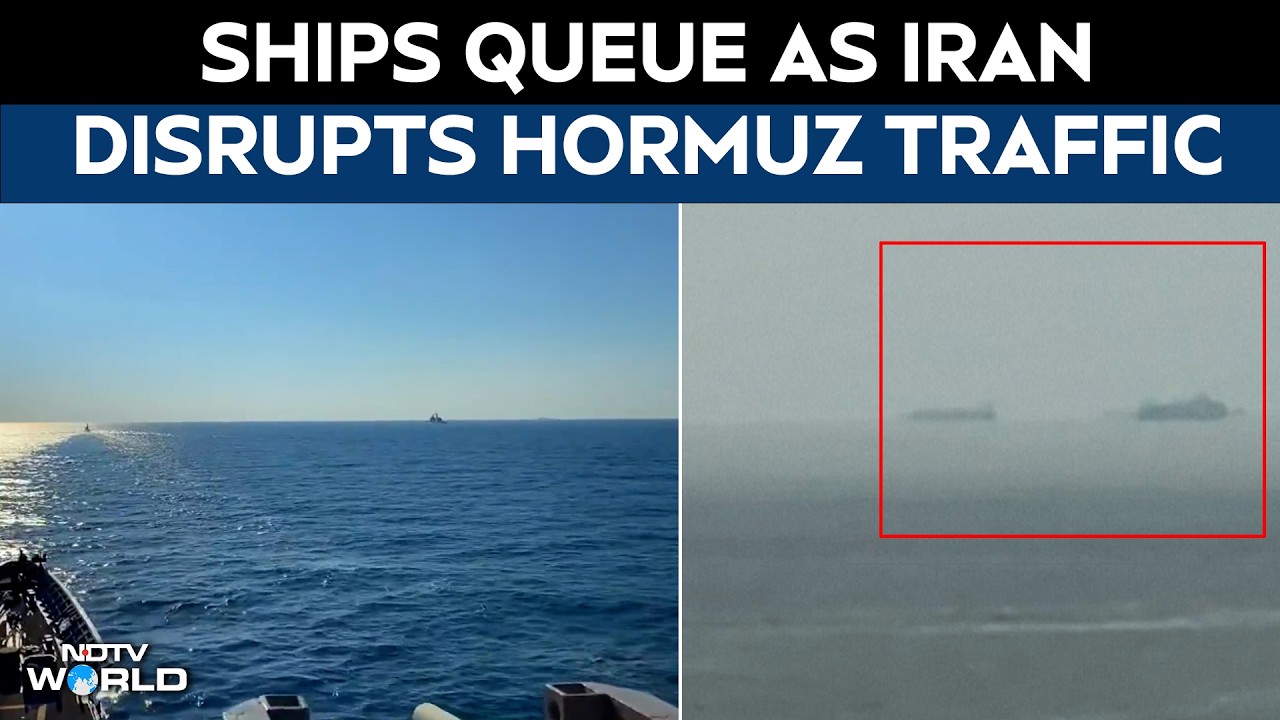 Ships Line Up Near Ras Al-Khaimah As Iran Disrupts Strait of Hormuz