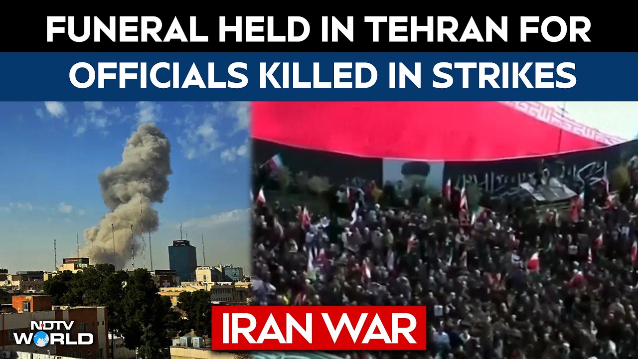 Thousands Attend Funeral In Tehran For Officials Killed In Strikes