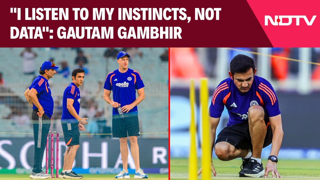 "I Listen To My Instincts, Not Data": Says Gautam Gambhir