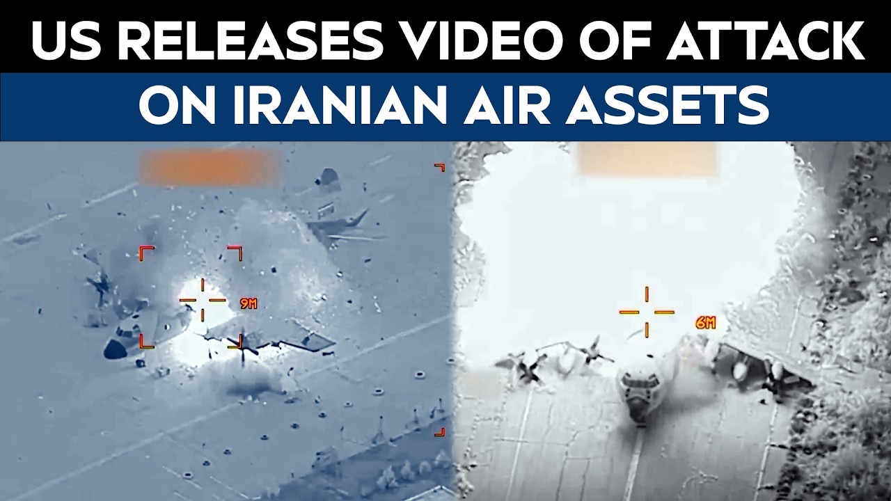 US Releases Video Of Attack On Iranian Air Assets