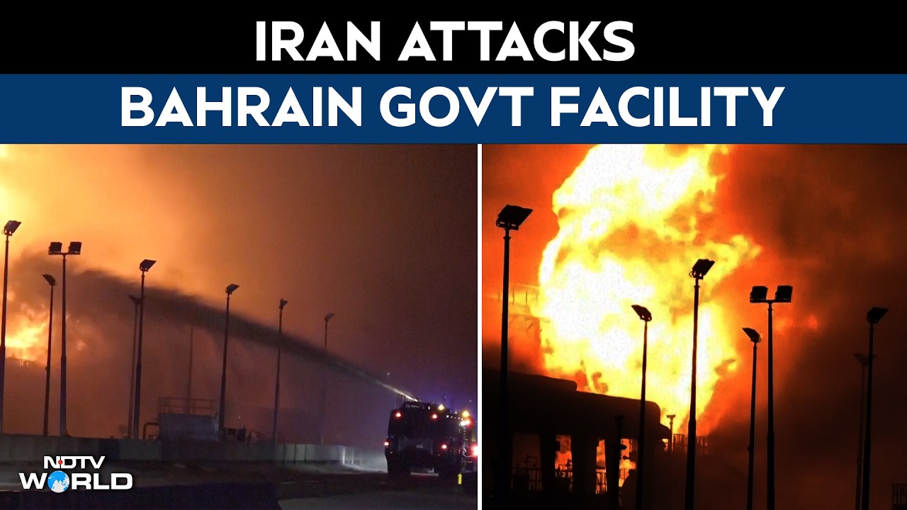 Iranian Attack Triggers Huge Blaze At Bahrain’s Muharraq Government Facility