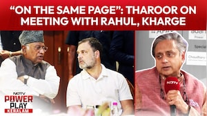 "We're On The Same Page": Shashi Tharoor On Meeting Rahul Gandhi, M Kharge